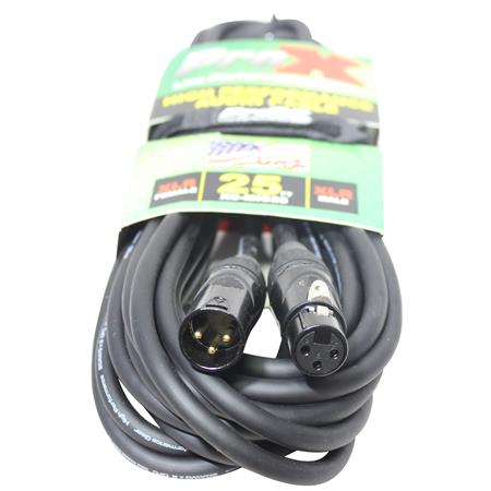 ProX XC-MIC25 25' XLR-F to XLR-M Balanced High Performance Microphone Cable