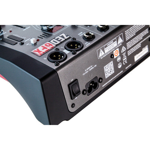 Allen & Heath ZED-6FX Compact Analog Mixer (with On-Board Effects Engine)