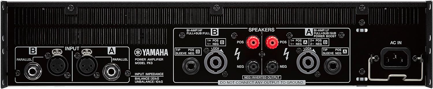 Yamaha PX3 Dual Channel 2x500W Lightweight Power Amplifier w/ DSP – Key ...