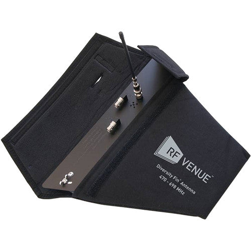 RF Venue Diversity Fin Antenna with Stand Mount for Wireless Microphone Systems