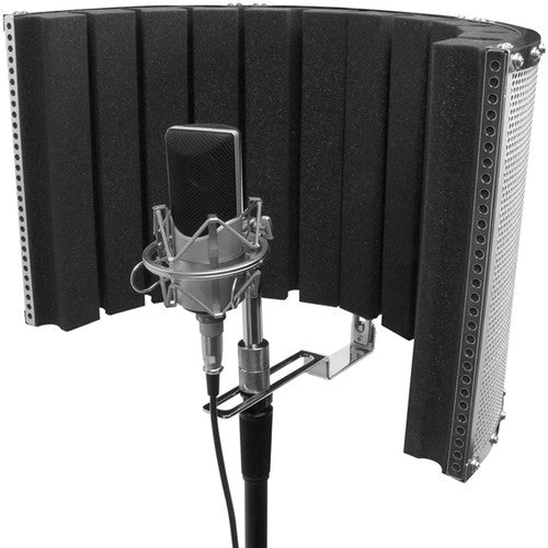 On Stage Isolation Shield and Stand-Mounted Acoustic Enclosure (18.5 x 12")