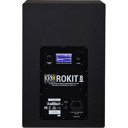KRK ROKIT 8 G4 8" 2-Way Active Studio Monitor Single Black
