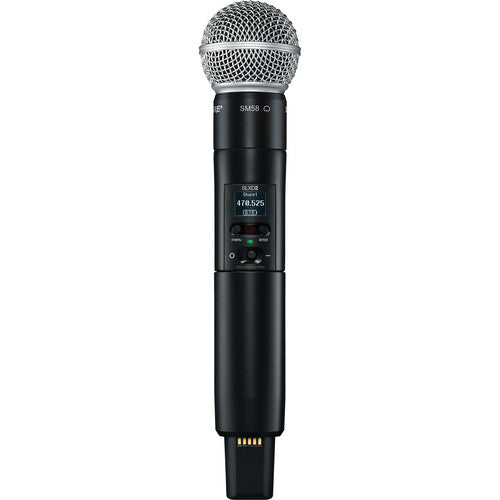 Shure SLXD24D/SM58 Dual-Channel Digital Wireless Handheld Microphone System with SM58 Capsules