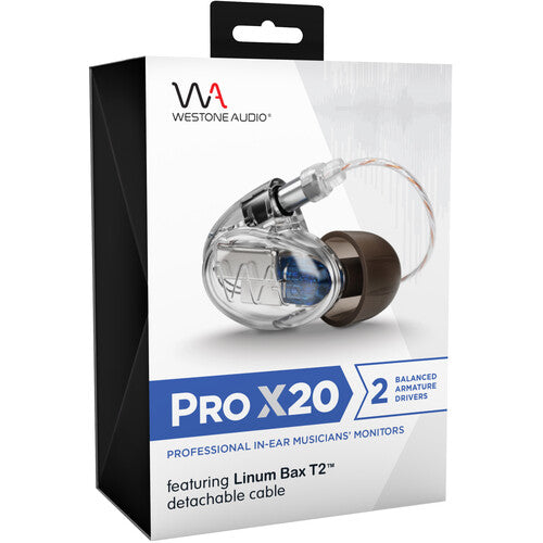 Westone Pro X20 Professional Dual Balanced-Armature In-Ear Monitors
