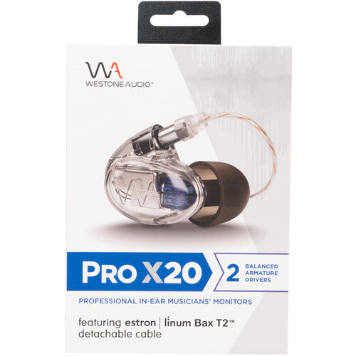 Westone Pro X20 Professional Dual Balanced-Armature In-Ear Monitors