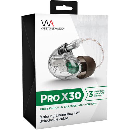 Westone Pro X30 Universal-Fit 3-Way In-Ear Musician's Monitors