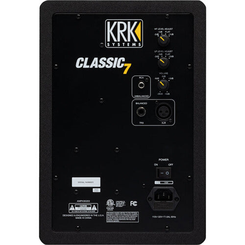 KRK Classic 7" Near-Field 2-Way Studio Monitor
