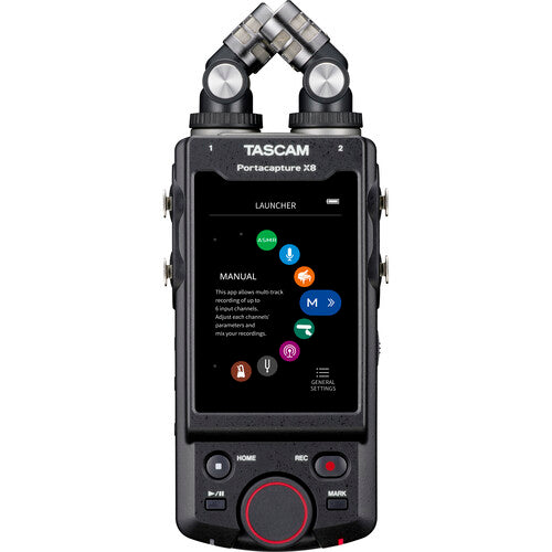 TASCAM Portacapture X8 6-Input / 8-Track Handheld Adaptive Multitrack ...