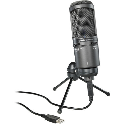 Audio-Technica AT2020USB+ Cardioid Condenser USB Microphone (Dark Gray)