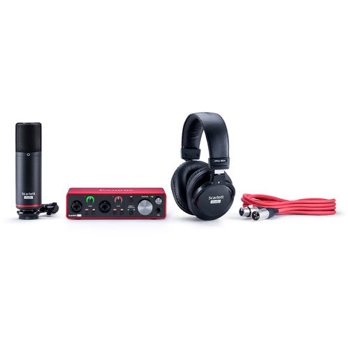 Focusrite Scarlett 2i2 Studio 2x2 USB Audio Interface with Microphone and Headphones (3rd Generation)
