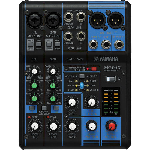 Yamaha MG06X 6-Input Mixer with Built-In Effects