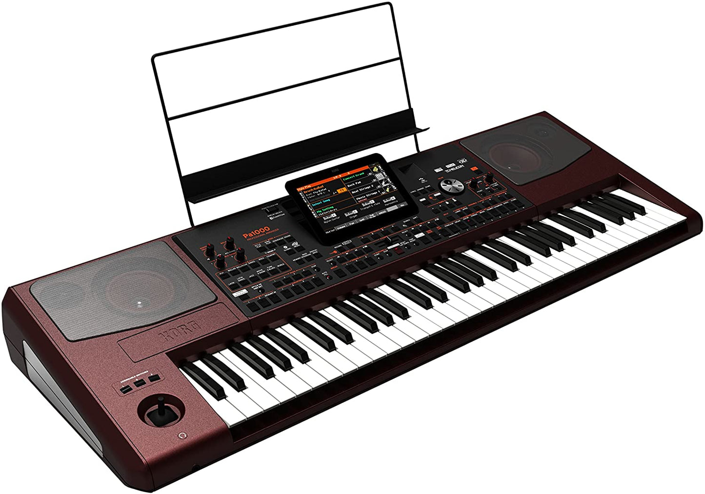 Korg Pa1000 61-Key Pro Arranger with Speakers essentials bundle