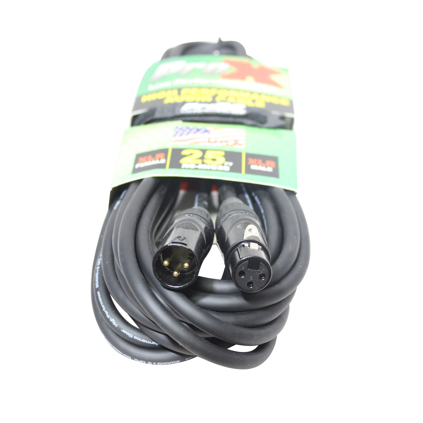 ProX XC-MIC50 - 50ft Balanced 3-Pin XLR Female to 3-Pin XLR Male Microphone Cable