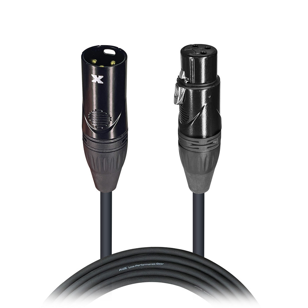 ProX XC-MIC10 - 10ft Balanced 3-Pin XLR Female to 3-Pin XLR Male Microphone Cable