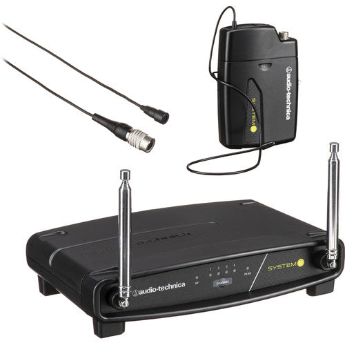 Audio-Technica ATW-901A/L System 9 VHF Wireless Unipak System with an Omnidirectional Lavalier Microphone