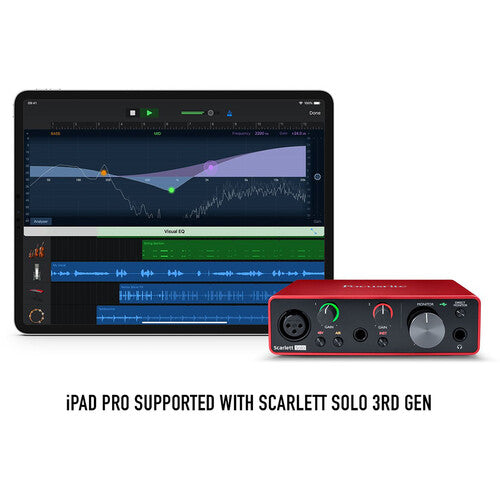 Focusrite Scarlett Solo 2x2 USB Audio Interface (3rd Generation)