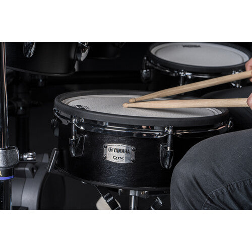 Yamaha DTX8K-M Electronic Drum Kit with Wood-Shell Mesh Pads and DTX-PRO Drum Module (Black Forest)