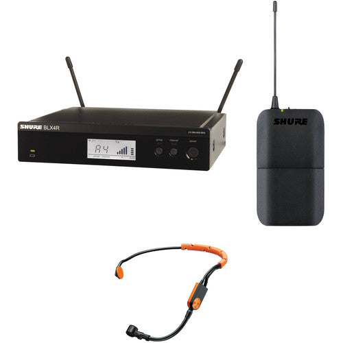 Shure BLX14R/SM31 Rackmount Wireless Cardioid Fitness Headset Microphone Kit